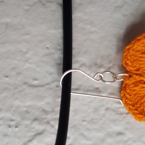 Earrings crochet handmade - Picture 4 of 6